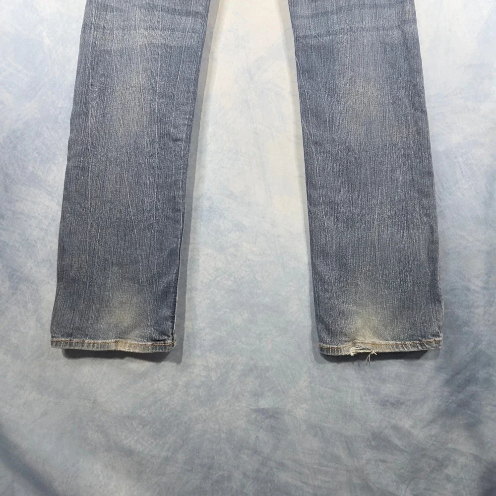 Cody James Mens Slim Straight Western Denim Jeans Medium Wash Blue 30x36